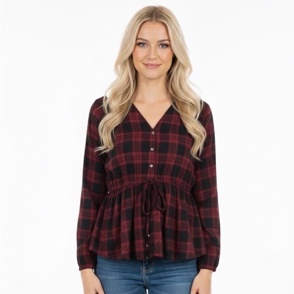 Torrid Plaid boho Women's Top size 1X